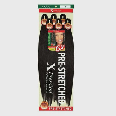 X-PRESSION PRE-STRETCHED BRAID 6X 52&quot;