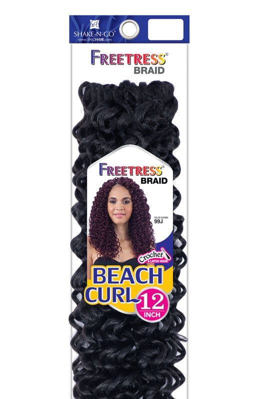 FREETRESS BRAID-BEACH CURL 12"