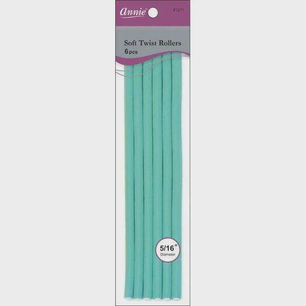 SOFT TWIST ROLLERS GREEN 7&quot;