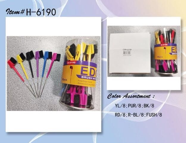 Edge Brush with Metal Pin