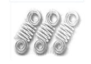 HAIR SPIRAL, Color: SILVER