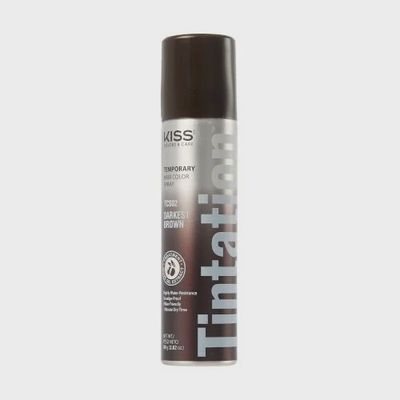 KISS TINTATION COLOR SPRAY [DARKEST BROWN]