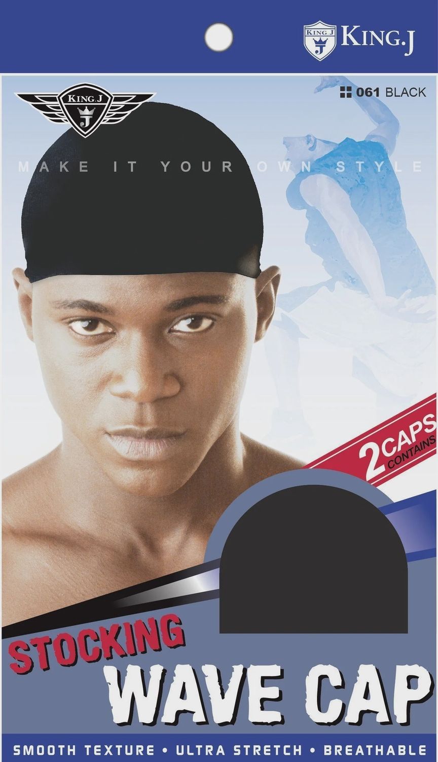 Stocking Wave Cap / Black
