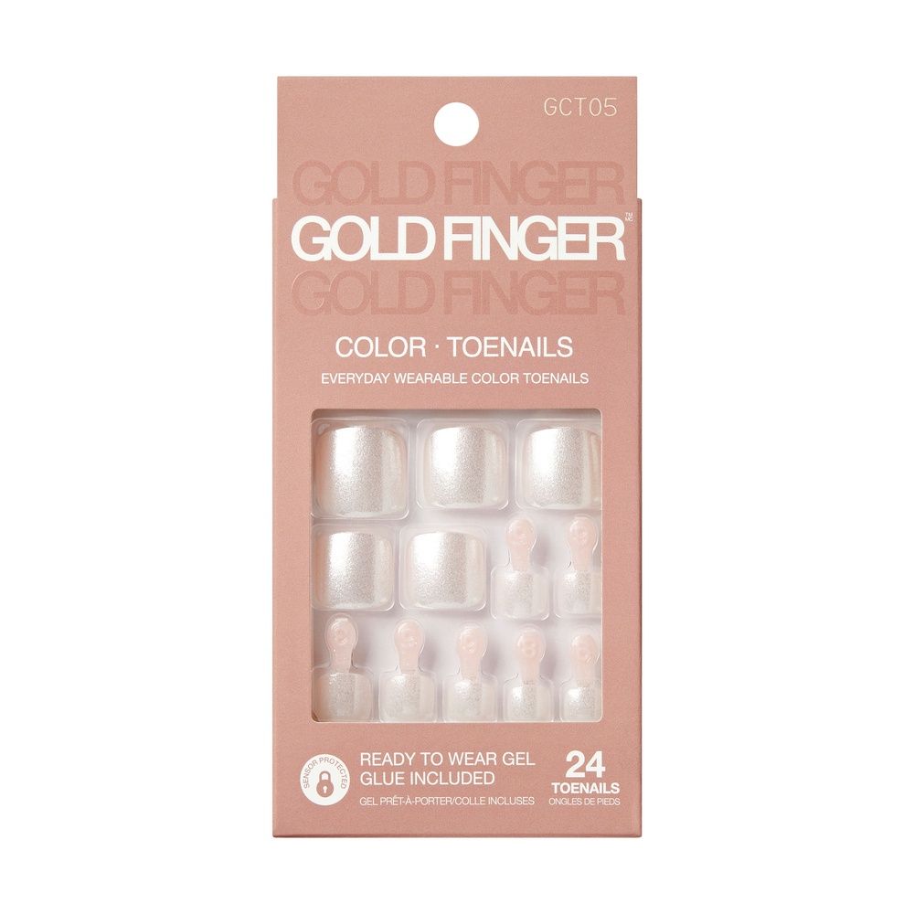 GOLDFINGER SOLID COLORS TOENAILS, STYLE: WONDERSTRUCK