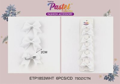 FASHION MINI HAIR BOWS (6PC)