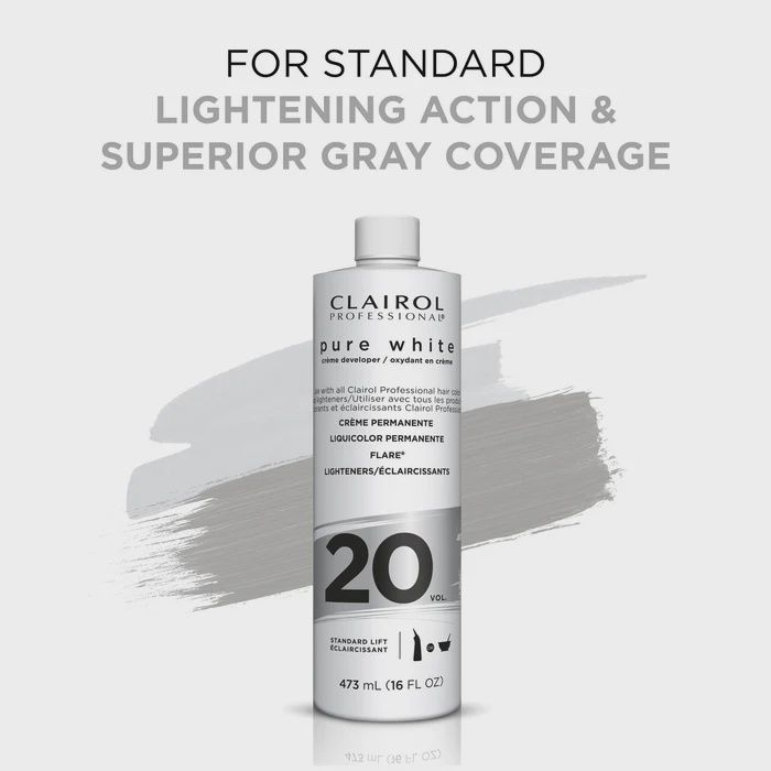 CLAIROL PURE WHITE VOLUME 20, VOLUME: 16OZ