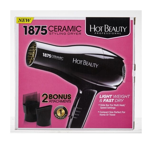 HOT BEAUTY CERAMIC 1875 STYLER DRYER