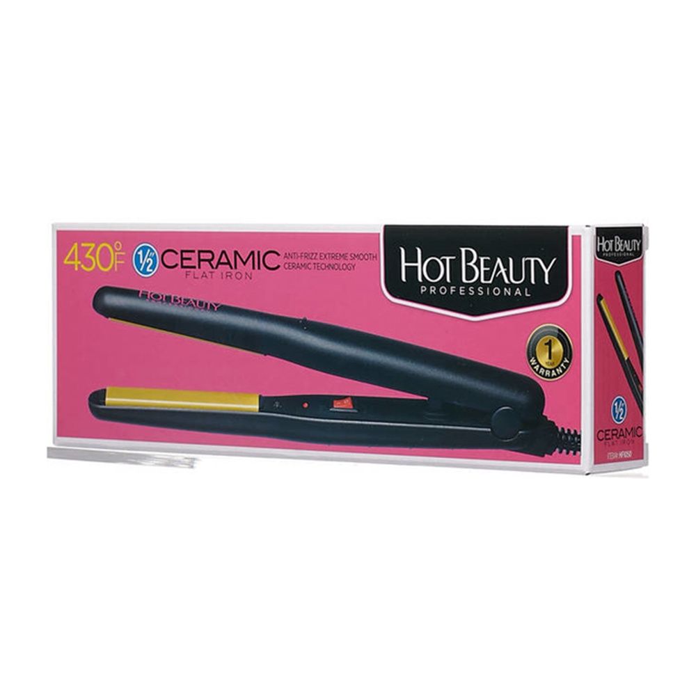 HOT BEAUTY 1/2&quot; FLAT IRON