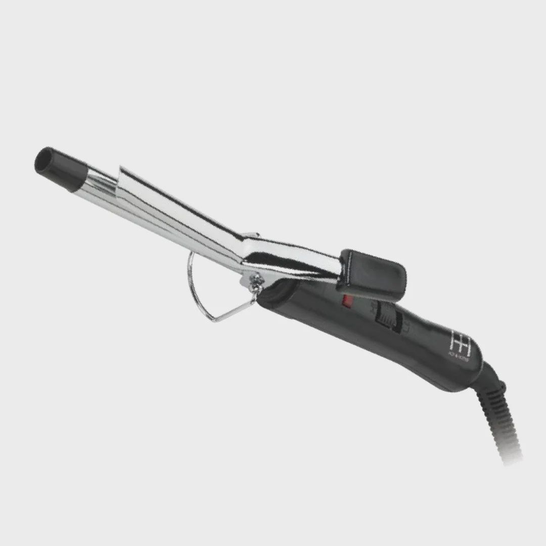 HOT &amp; HOTTER ELECTRIC SILVER CURLING IRON