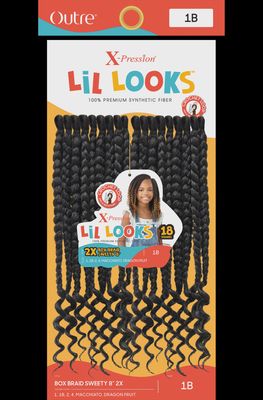 LIL LOOKS - BOX BRAID SWEETY 8&quot; 2X