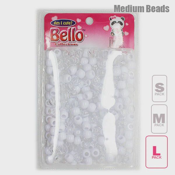 BELLO HAIR BEADS, Color: CLEAR