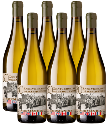 6 bouteille de Chablis 2022 (75 cl) 80éme anniversaire avec 6 coffrets bois (1 coffret bois offert)