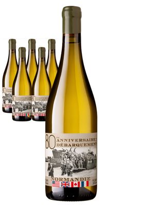 6 bouteille de Chablis 2022 (75 cl) 80ème anniversaire sans coffret bois