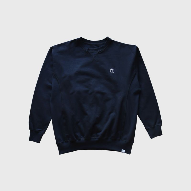 BLACK BASIC SWEATER