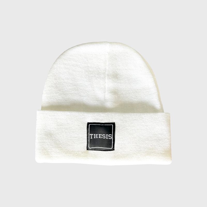 WHITE BEANIE