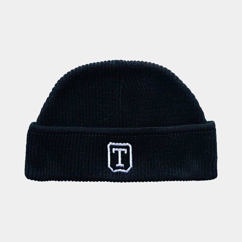BLACK FISHERMAN BEANIE