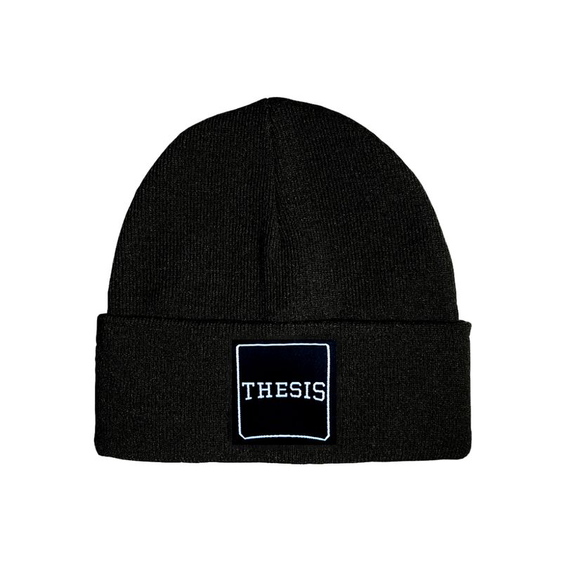 DEEP BLACK CLASSIC BEANIE