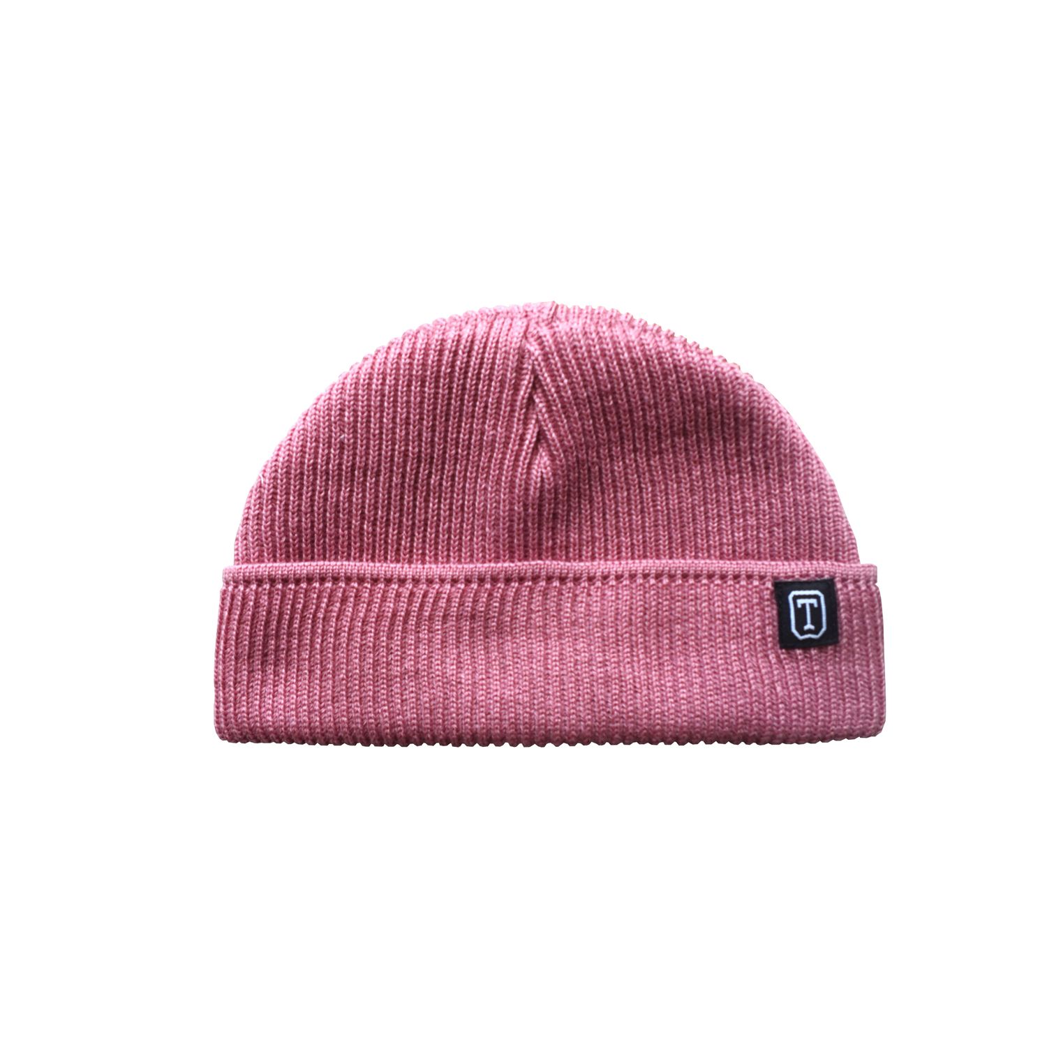 DUST ROSE FISHERMAN BEANIE