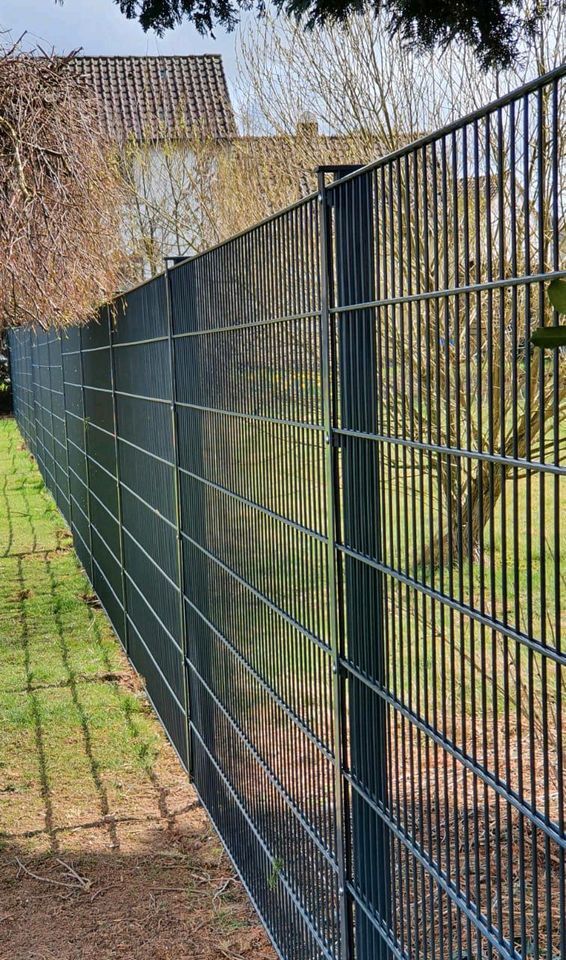 Sorglos Paket / Komplett Paket DV Doppelstabmatte + Pfosten