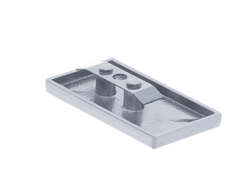 ALU Pfostenkappe mit Überstand für Zaunpfosten 60 x 40