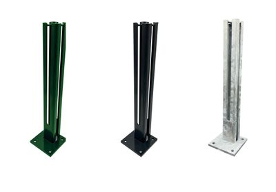 Pfostenträger für Torpfosten 80 x 80, Dübelplatte 150 x 150 x 10 mm