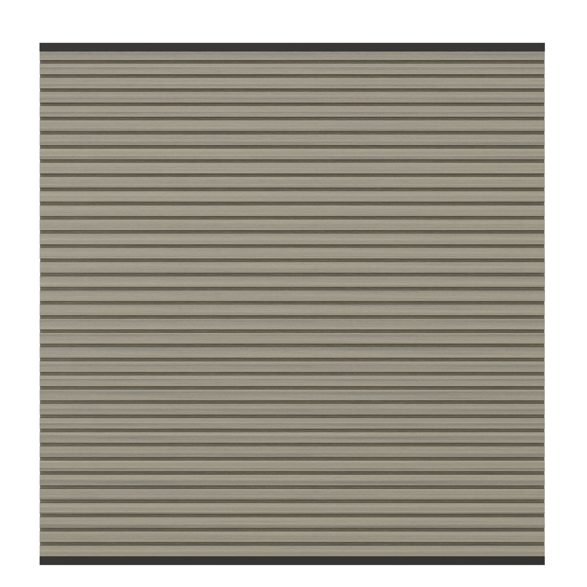 SYSTEM NEO WPC PLATINUM Zaunfeld-Set 178 x 184 cm / Anthrazit / Taupe-Grau / Teak-Braun / Lärche