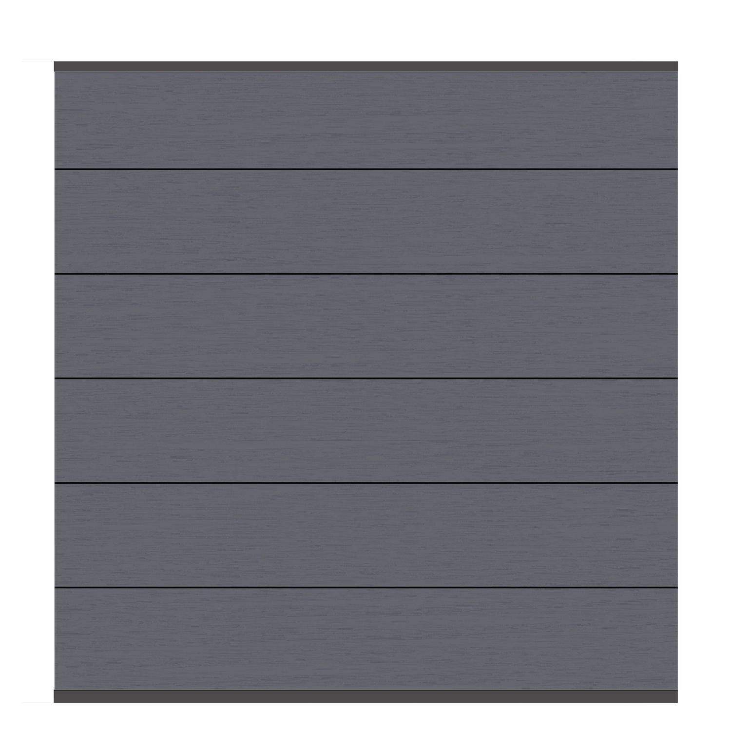 SYSTEM WPC XL Zaunfeld-Set 178 x 184 / Anthrazit / Grau / Mandel / Sand