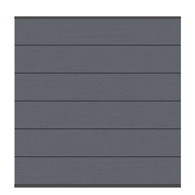 SYSTEM WPC XL Zaunfeld-Set 178 x 184 / Anthrazit / Grau / Mandel / Sand