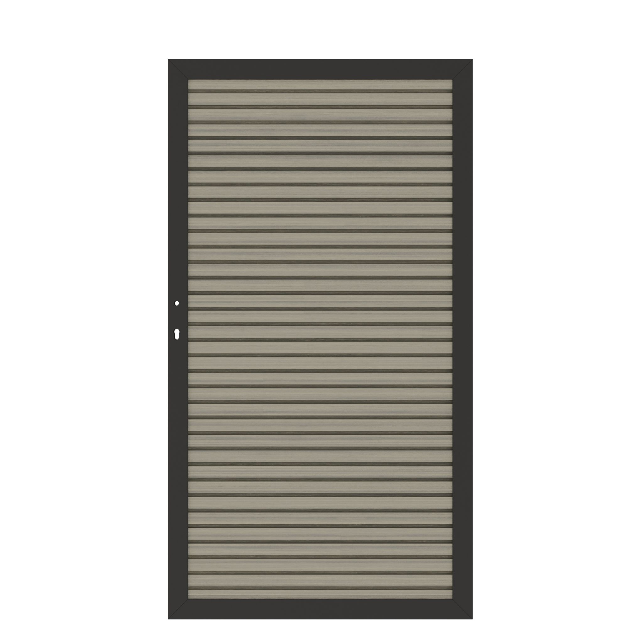 SYSTEM NEO WPC PLATINUM Tor 98 x 180 cm / Anthrazit / Taupe-Grau / Teak-Braun / Lärche