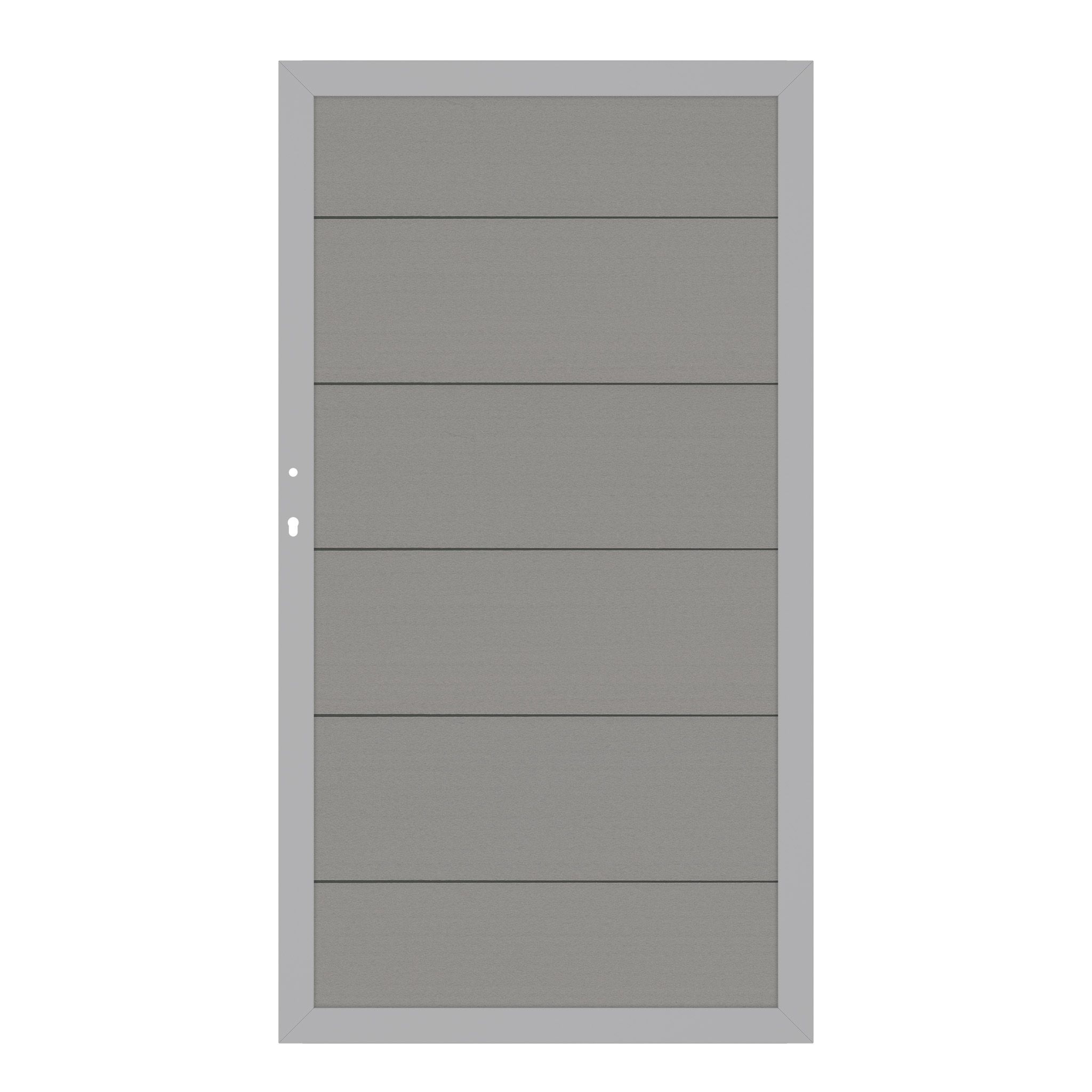 SYSTEM WPC XL Tor 98 x 180 / Anthrazit / Grau / Mandel / Sand