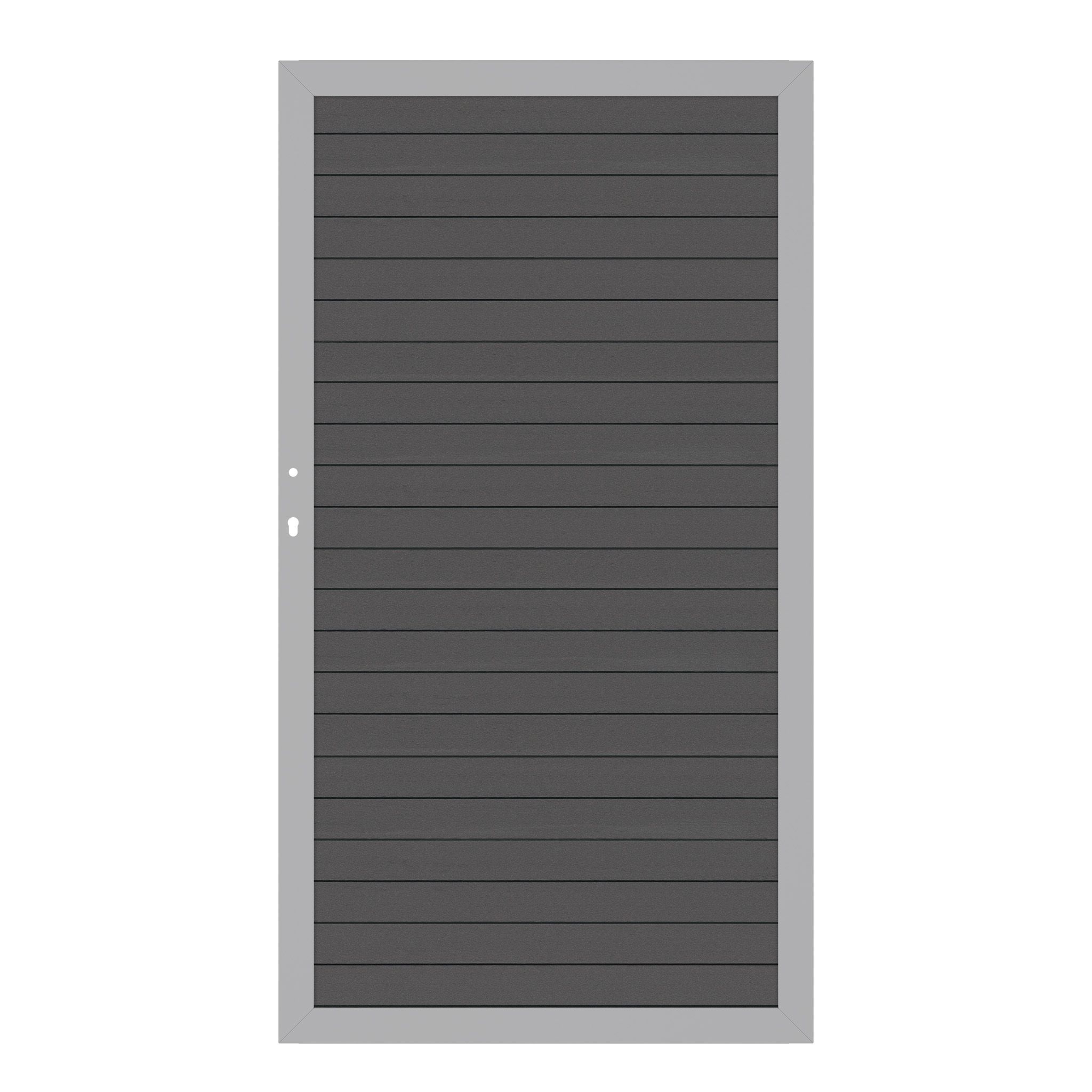 SYSTEM WPC CLASSIC Tor 98 x 180 / Anthrazit / Grau / Mandel / Sand