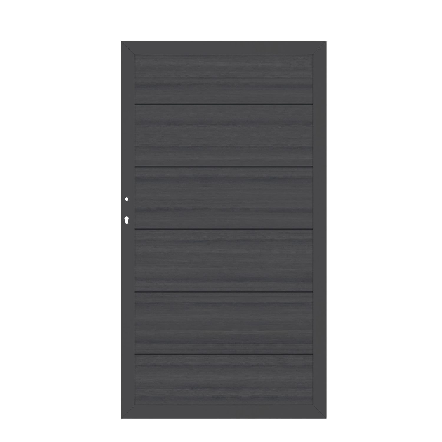 SYSTEM WPC PLATINUM XL Tor 98 x 180 cm / Anthrazit / Taupe-Grau / Teak-Braun / Lärche