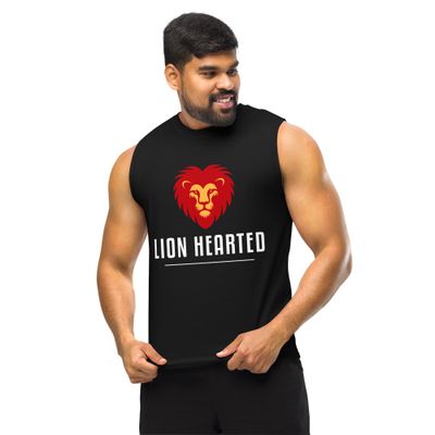 LION HEARTED Muscle Tee