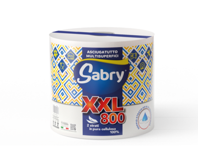 SABRY XXL 800 - 2 Veli - Confezione da 1 Rotolone
