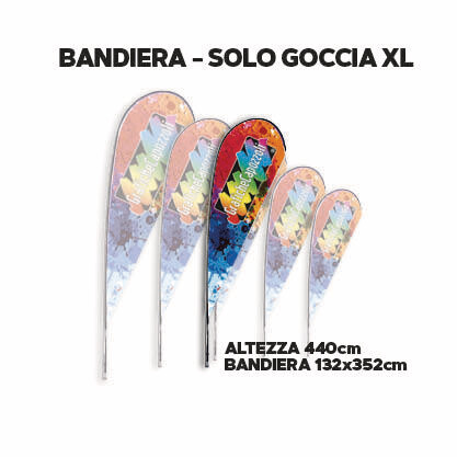 SOLO GOCCIA XL - PER BANDIERA