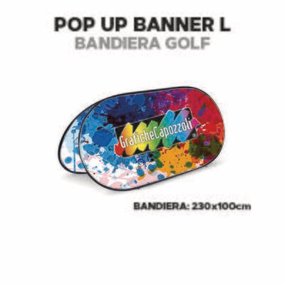 POP UP BANNER L - F.to 230x100cm