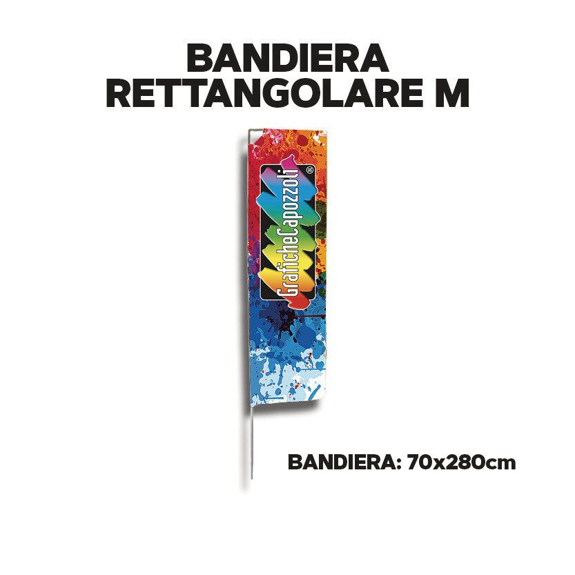 BANDIERA RETTANGOLARE M - F.to 70x280cm