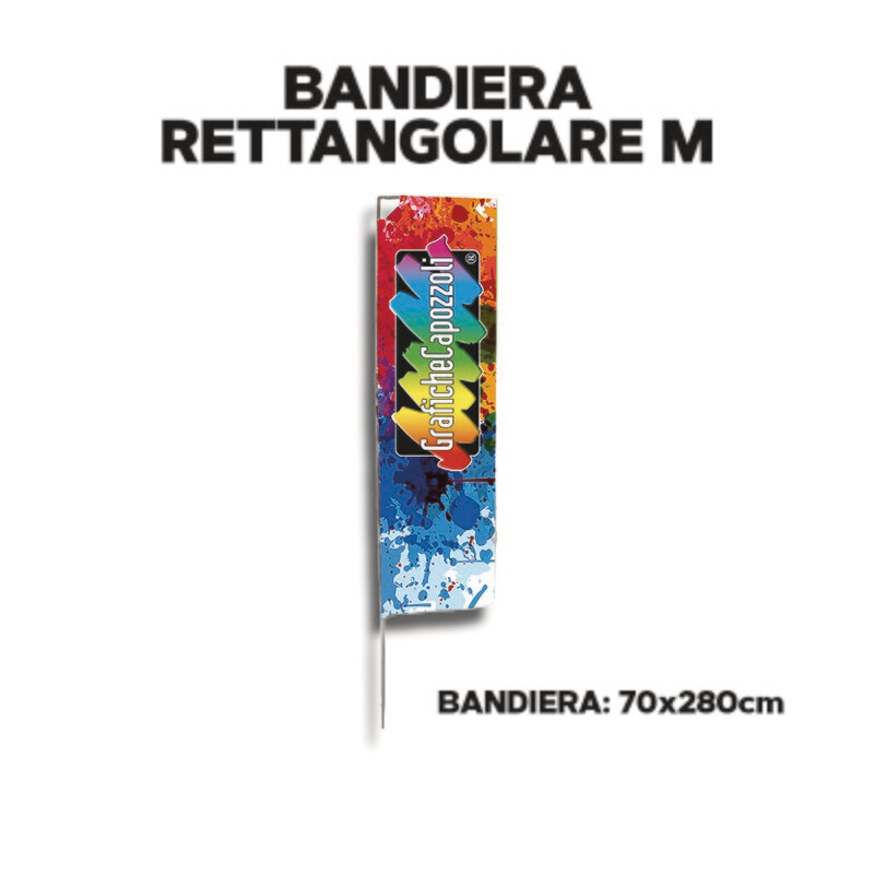 BANDIERA RETTANGOLARE M - F.to 70x280cm