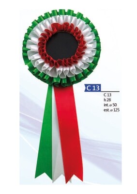 Coccarda italiana tricolore