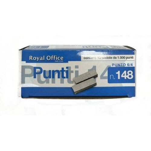 PUNTI UNIVERSALI ROYAL OFFICE PASSO6 6/4 CONF 10 DA 1000 PZ10000