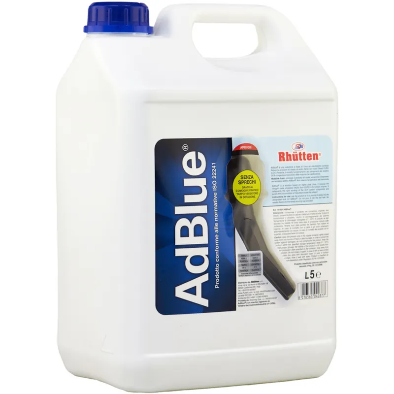 RHUTTEN ADBLUE CON TAPPO VERSATORE TANICA 5 LT