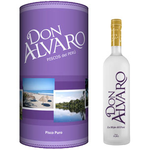 Botella de 500 ml. Pisco Puro