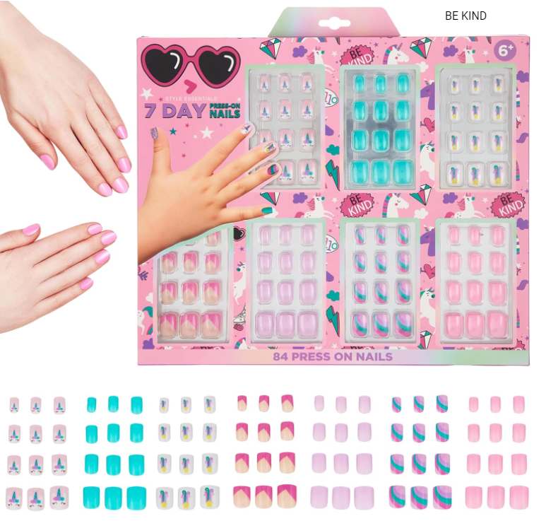 84PC Cute Press On Nails For Girls