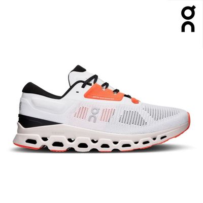 On Cloudstratus 3 - Orange/ white