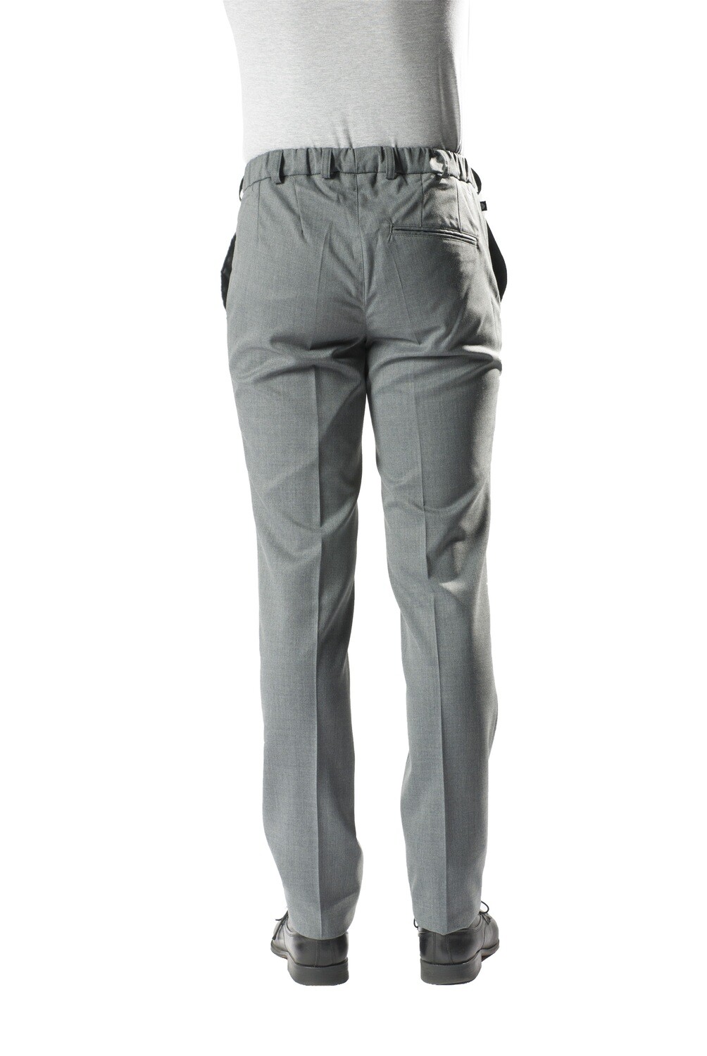 Pantalon extensible en toile grise taille 44 fr avec laine marque