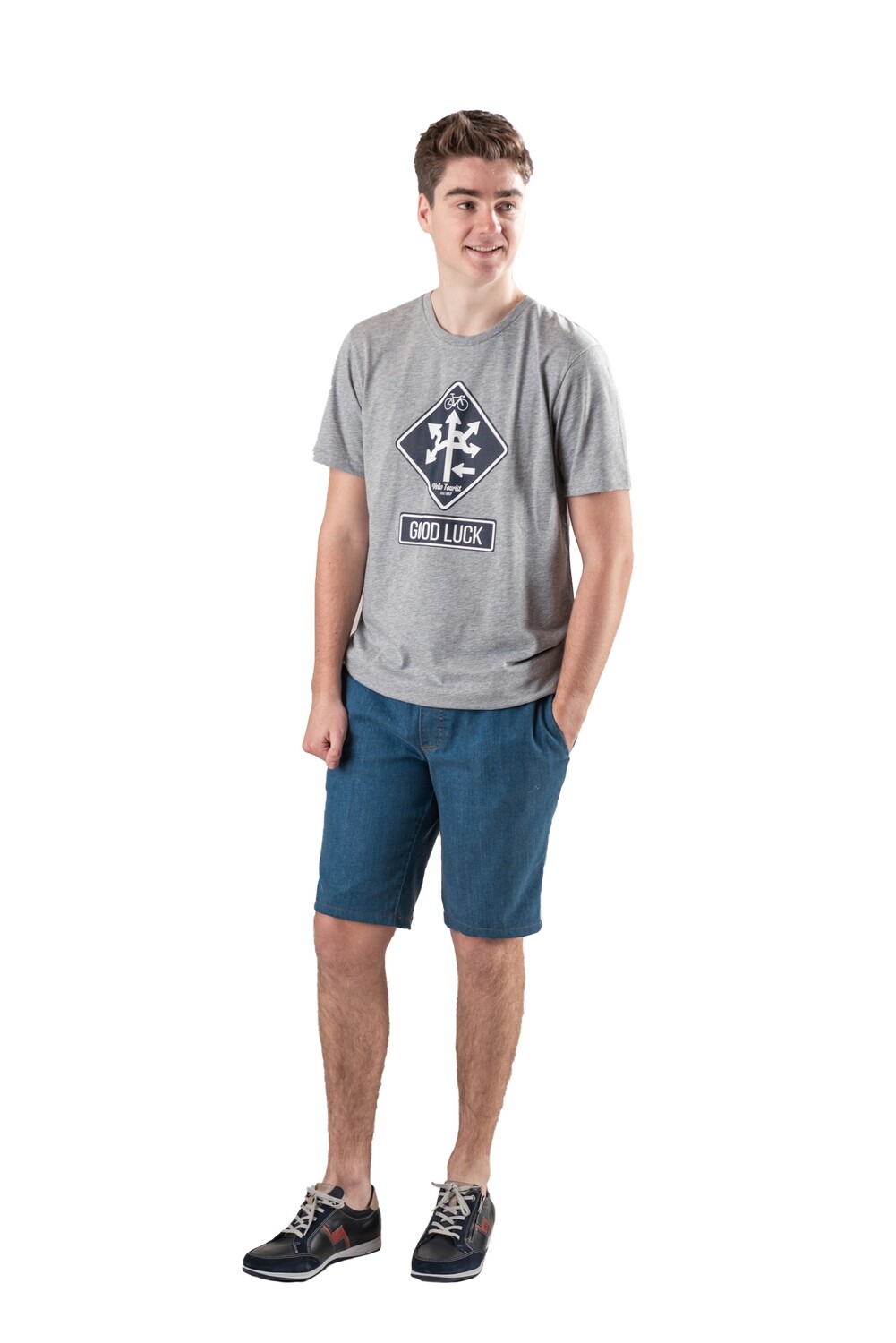 Shorts with elastic - bleu jeans