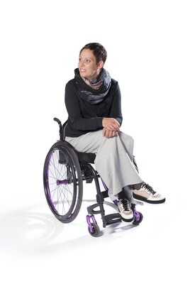 Wheelchair skirt - long grey