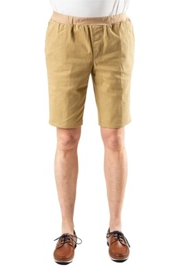 Shorts with elastic - camel cotton