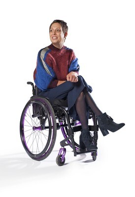 Wheelchair skirt - short navy