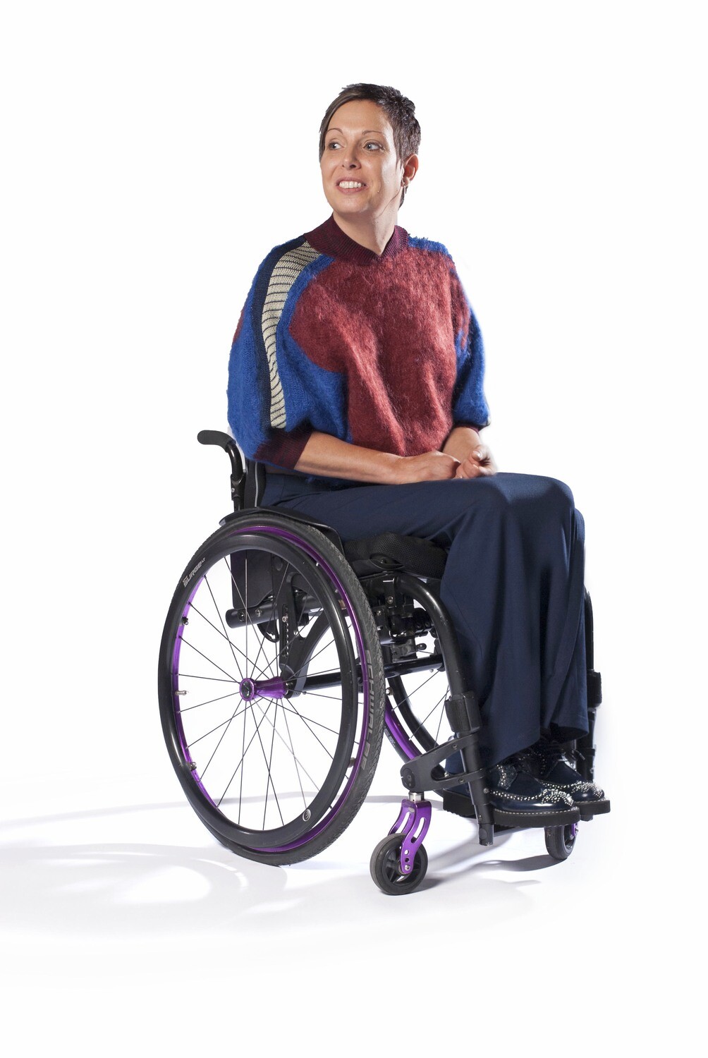 Wheelchair skirt - long navy